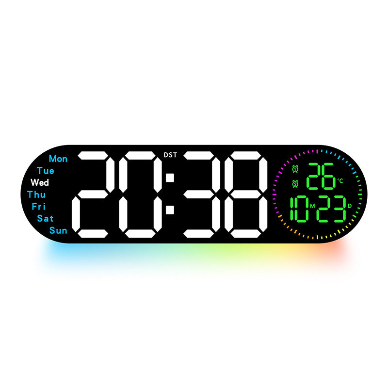 Digitale Multifunctionele Wekker Met Temperatuur- En Weerweergave 5