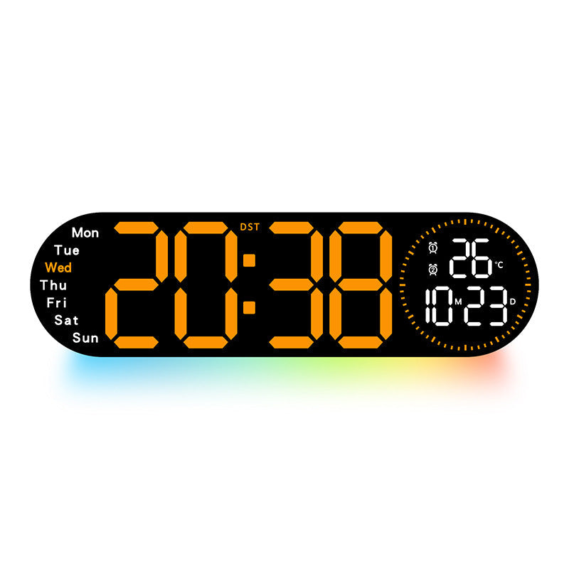 Digitale Multifunctionele Wekker Met Temperatuur- En Weerweergave 6