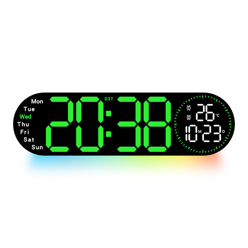Digitale Multifunctionele Wekker Met Temperatuur- En Weerweergave 8