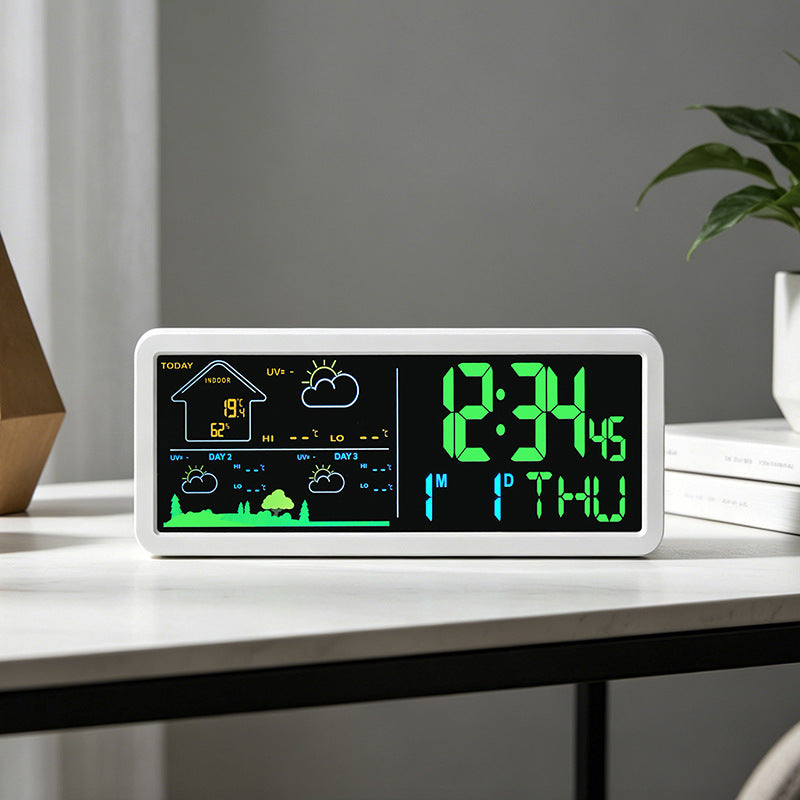 Digitale Weer- en Wekker Met Hygrometer Multifunctioneel 3