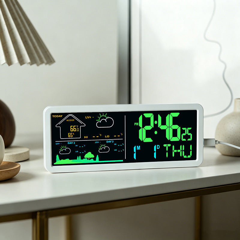 Digitale Weer- en Wekker Met Hygrometer Multifunctioneel 4