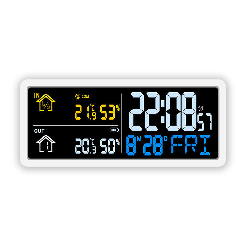 Digitale Weer- en Wekker Met Hygrometer Multifunctioneel 6