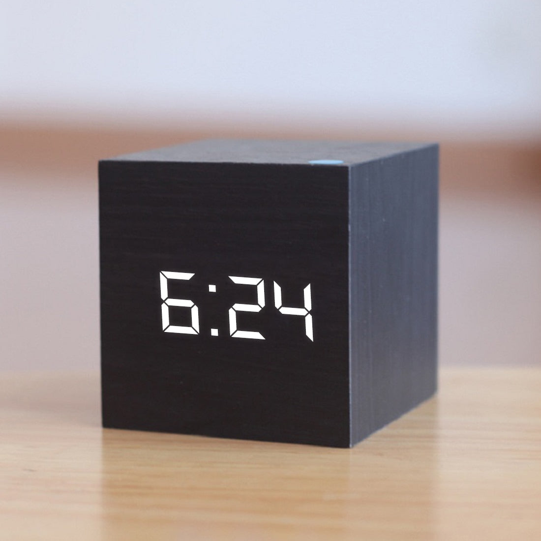 Digitale Wekker CubeGlow Met Multifunctioneel Display - Modern En Compact Design 0