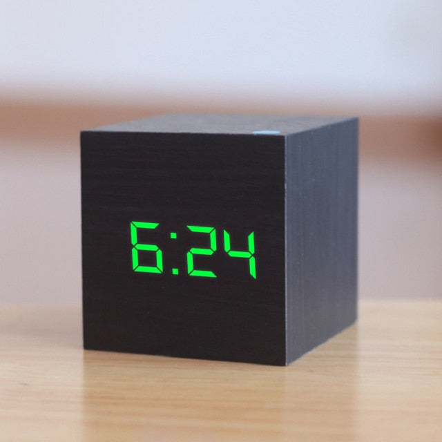 Digitale Wekker CubeGlow Met Multifunctioneel Display - Modern En Compact Design 2