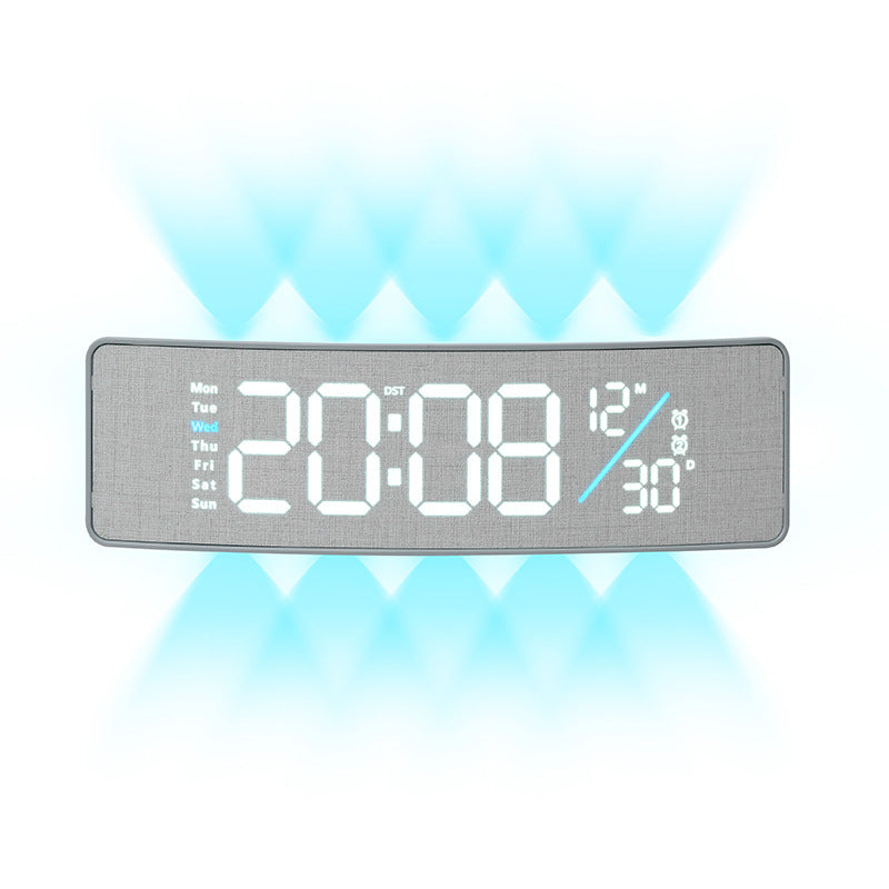 Digitale Wekker Met Weekdag- En Temperatuurweergave 0