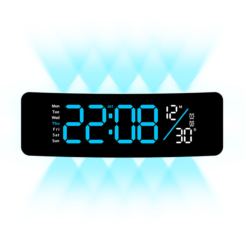 Digitale Wekker Met Weekdag- En Temperatuurweergave 11