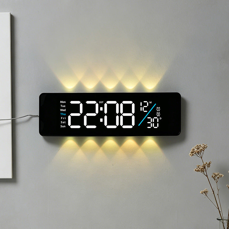 Digitale Wekker Met Weekdag- En Temperatuurweergave 2