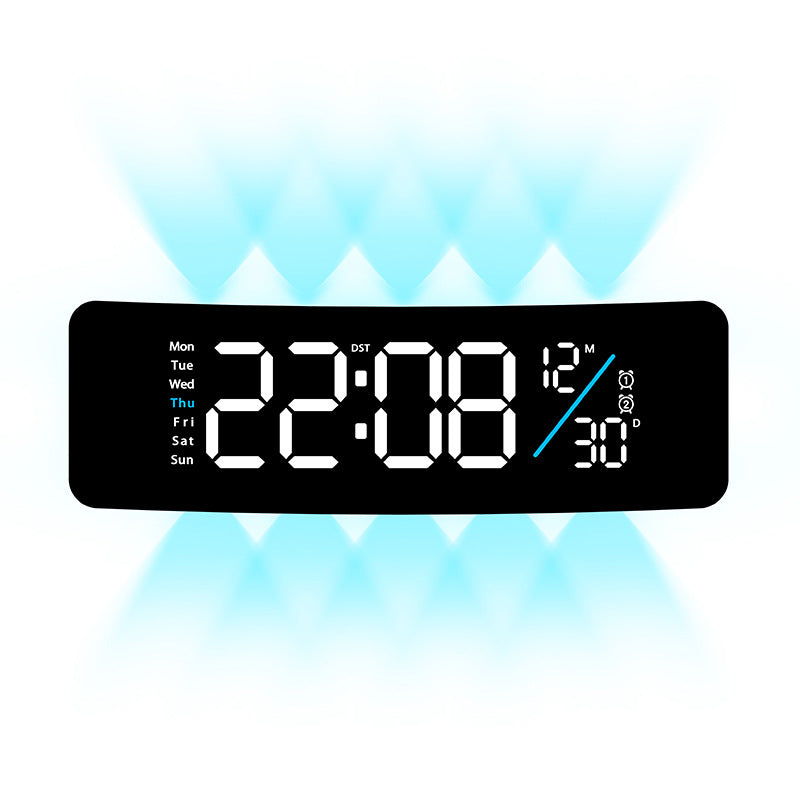 Digitale Wekker Met Weekdag- En Temperatuurweergave 5
