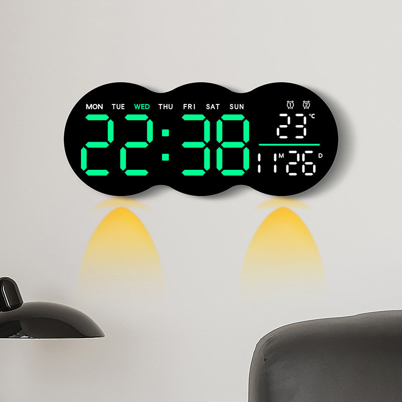 Digitale Wekker Multifunctioneel Modern Design Met Groot Display 3