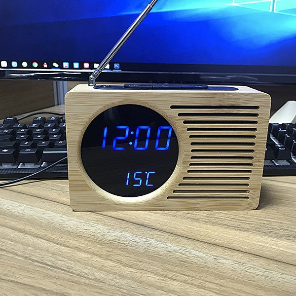 Digitale Wekkerradio met Temperatuurdisplay Modern Design 7