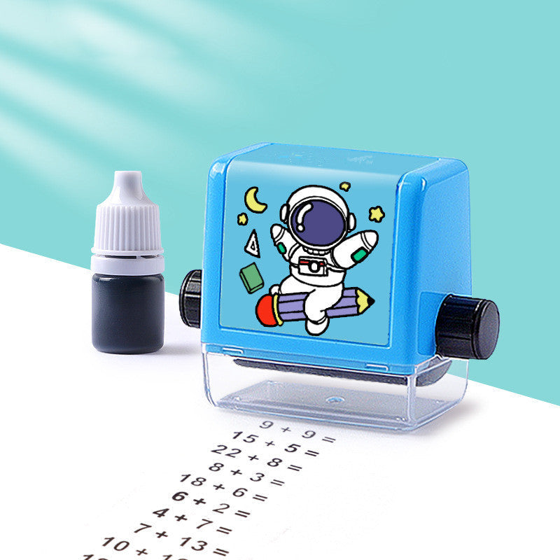 Digitale Wiskundestempel Voor Basisschoolleerlingen Met Verstelbare Cijfers 9