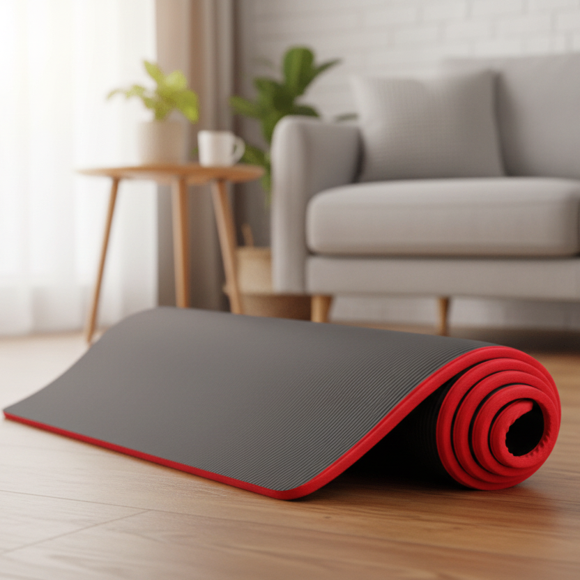 Dikke Yogamat Voor Dames en Heren Met Antislip Ondersteuning 0