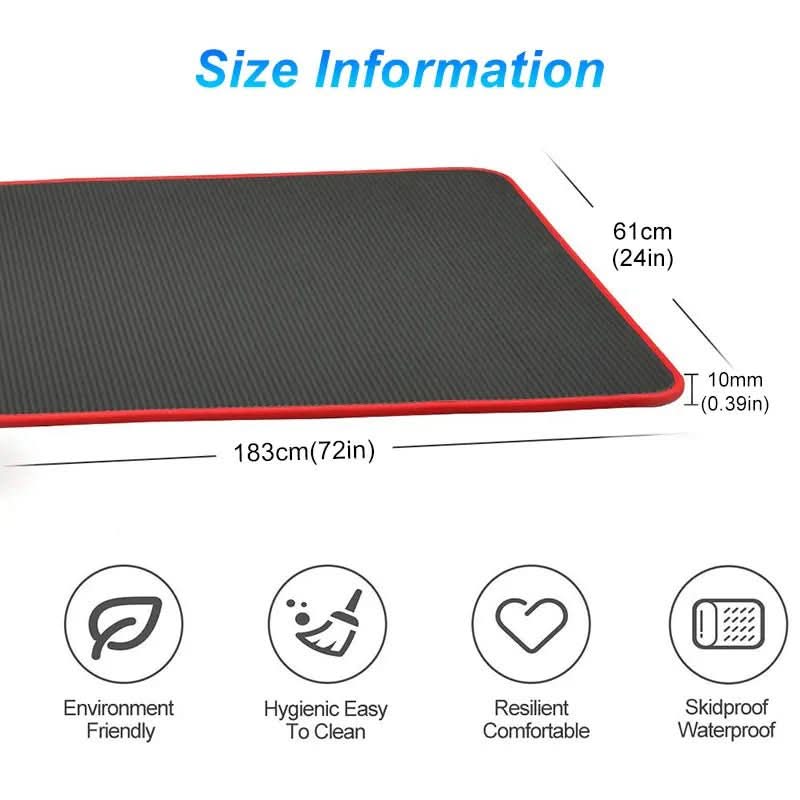 Dikke Yogamat Voor Dames en Heren Met Antislip Ondersteuning 3