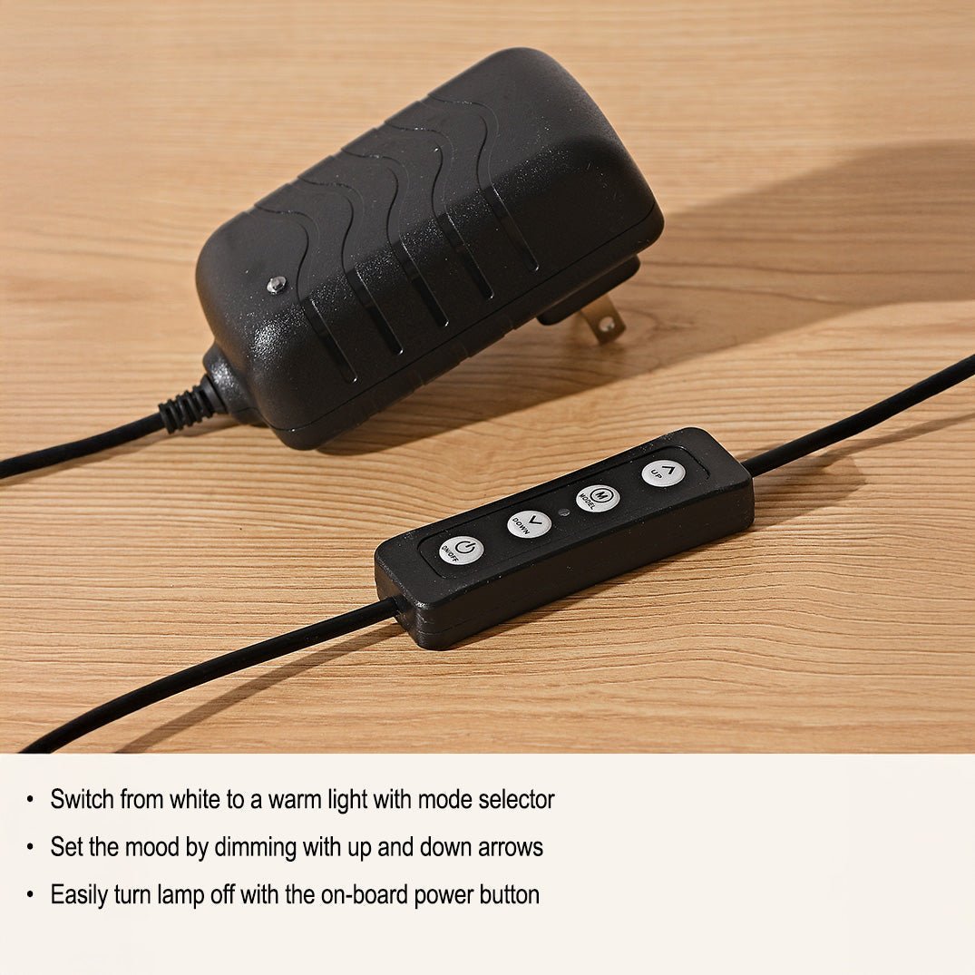 Dimbare LED-tafellamp met Houten Voet Modern Design 5