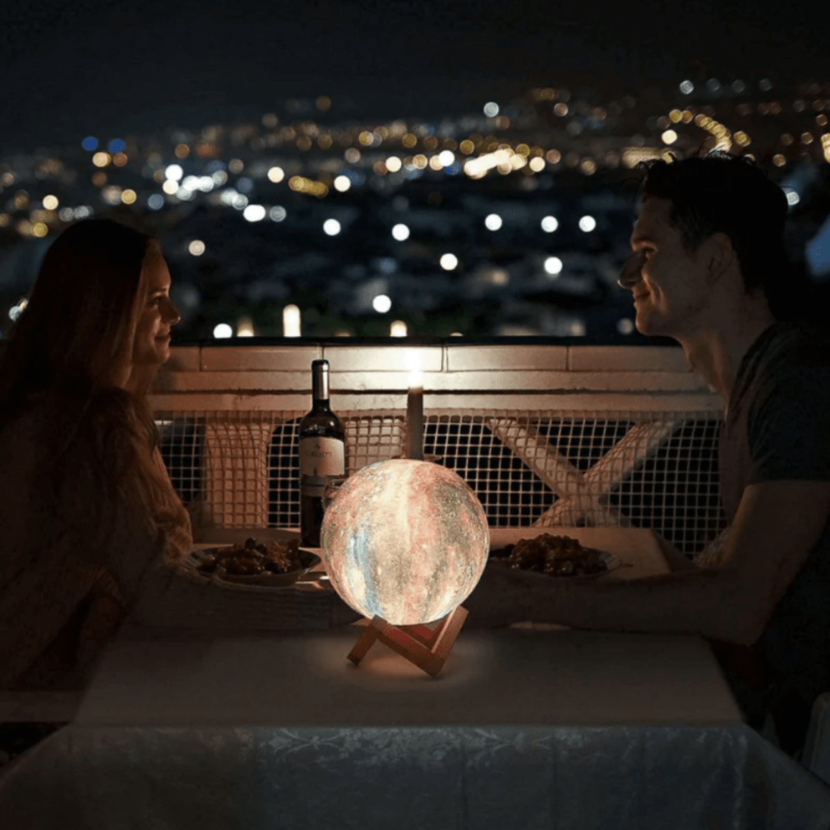Dimbare LED Tafellamp met Maanlicht Effect 7