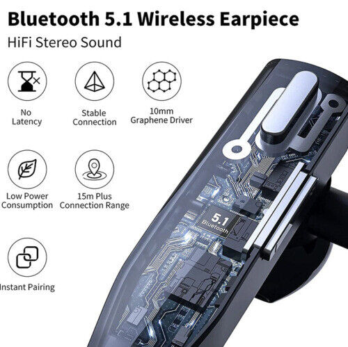 Draadloze Bluetooth 5.1 Headset met Dubbele Microfoon 4