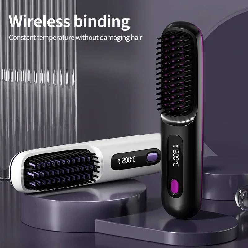 Draadloze Haarstyler Compact met USB Oplaadfunctie 1
