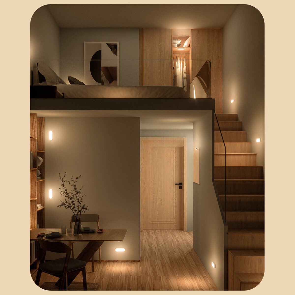 Draadloze LED Wandlamp met Bewegingssensor 5