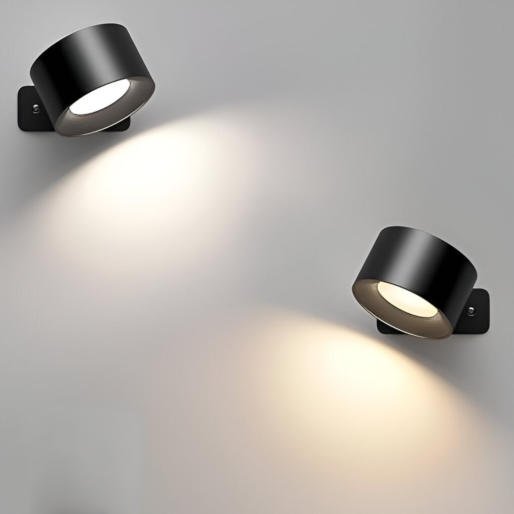 Draadloze Wandlamp Dimbaar met 360° Rotatie voor Binnengebruik 1