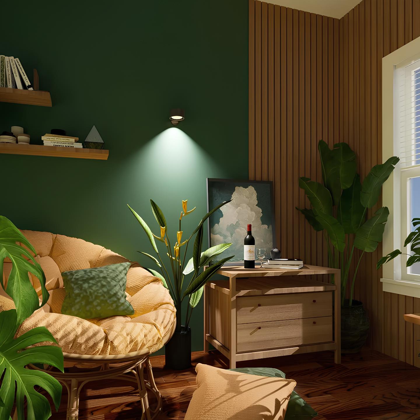 Draadloze Wandlamp Dimbaar met 360° Rotatie voor Binnengebruik 6