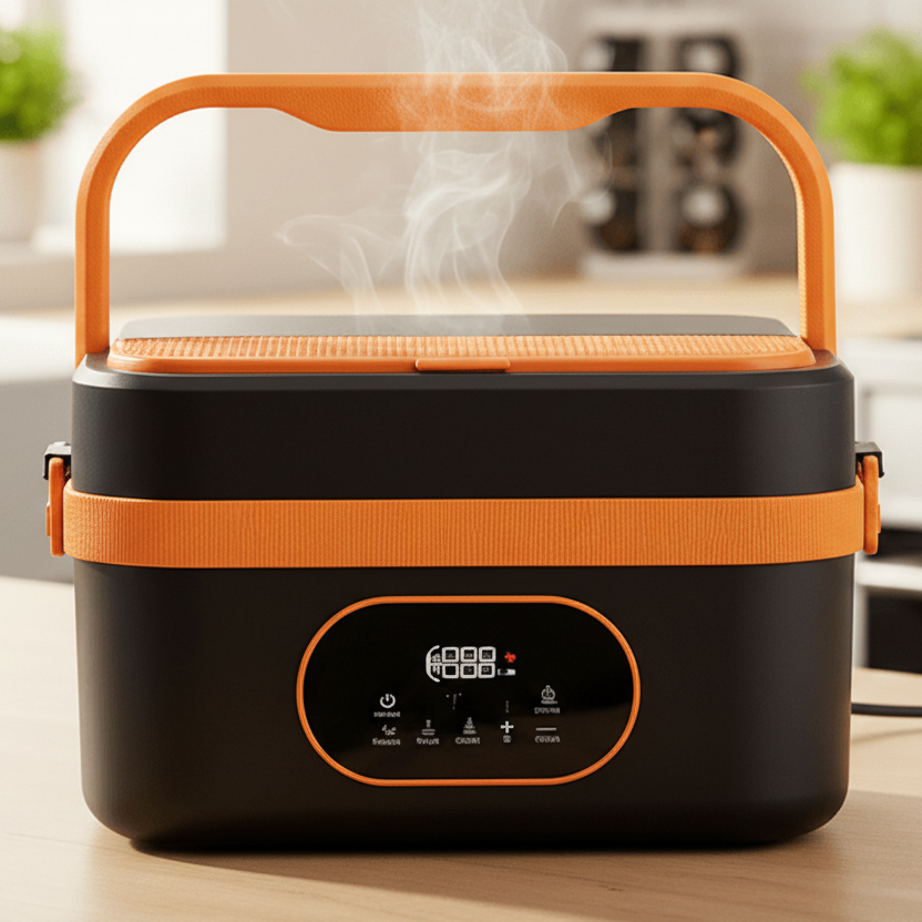 Draadloze Zelfverwarmende Lunchbox Voor Werkdagen Met Timer 1000ml 1