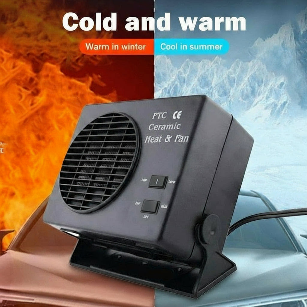 Draagbare 12V Auto Verwarming Ventilator met Thermostaat 1