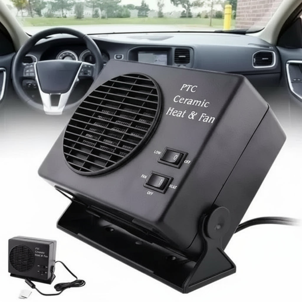 Draagbare 12V Auto Verwarming Ventilator met Thermostaat 4