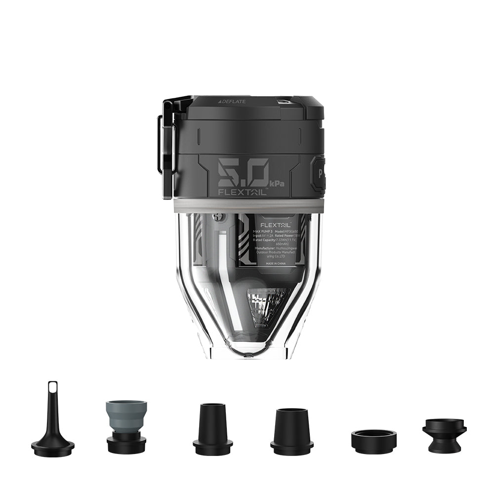 Draagbare 2-in-1 Pomp met LED Verlichting 0