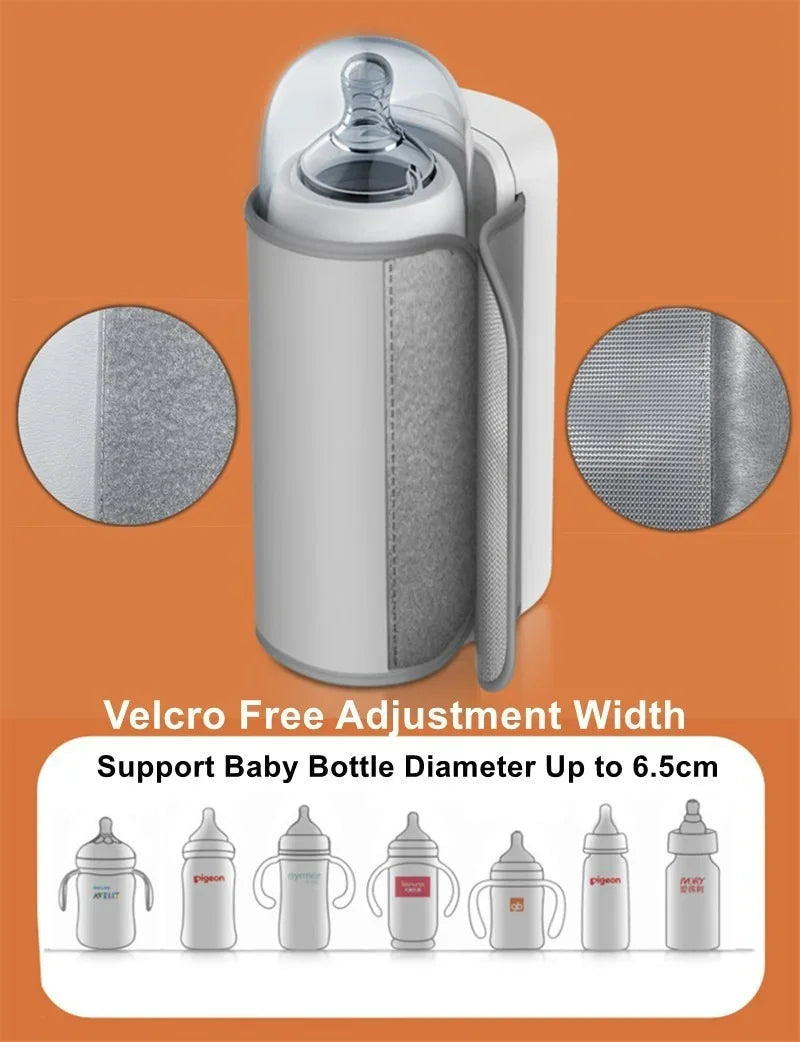Draagbare Babyflessenwarmer met Temperatuurregeling 5