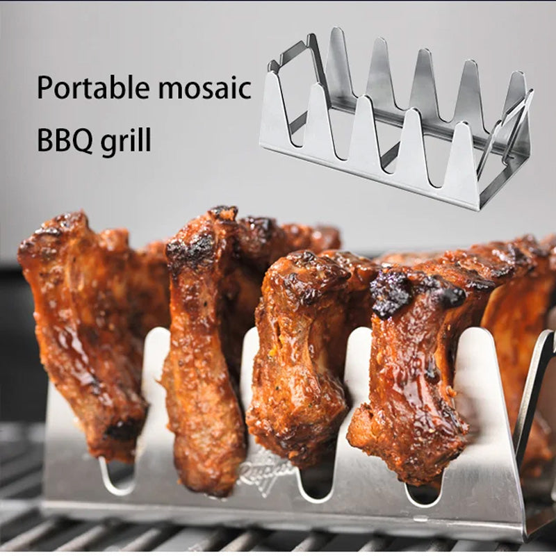 Draagbare Buitengrill Voor Multifunctioneel Gebruik 0