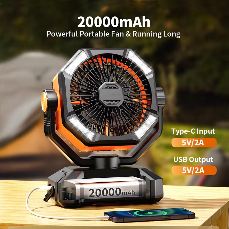 Draagbare Camping Ventilator met Meerdere Functies 5