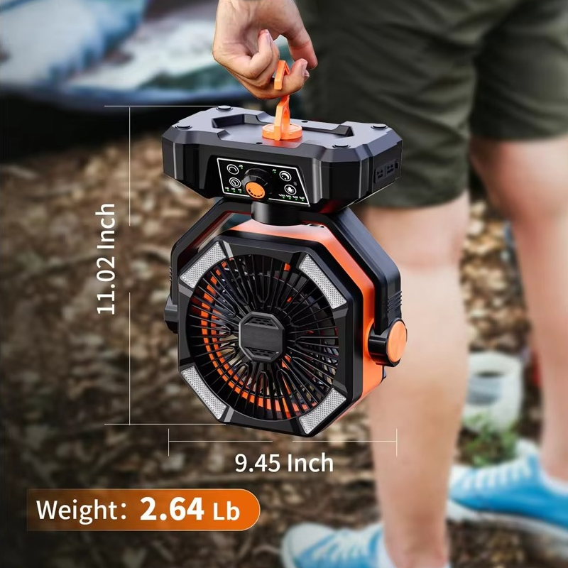 Draagbare Camping Ventilator met Meerdere Functies 7