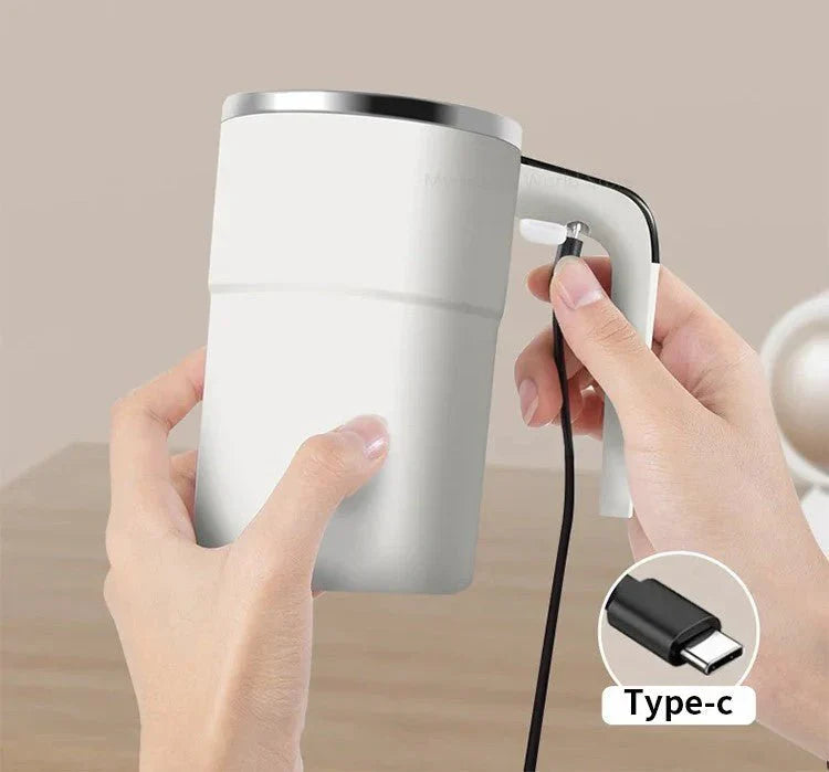Draagbare Elektrische Koffiemok met Magnetische Roerfunctie voor Koffie Mokken 2
