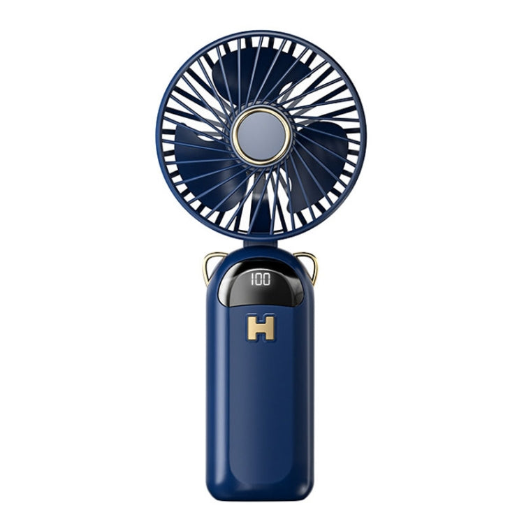 Draagbare Handventilator met Digitale Display en Oplaadfunctie 0