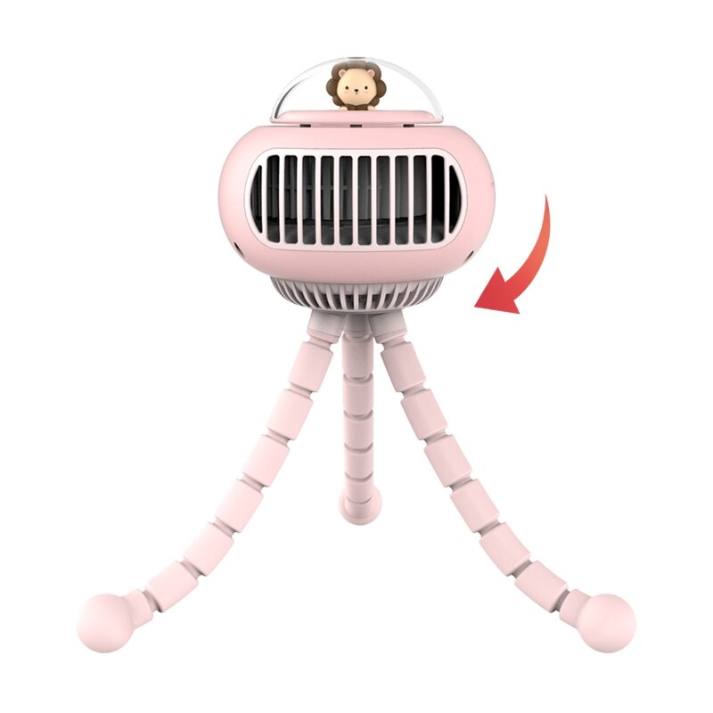 Draagbare Kinderwagenventilator Flexibel 9