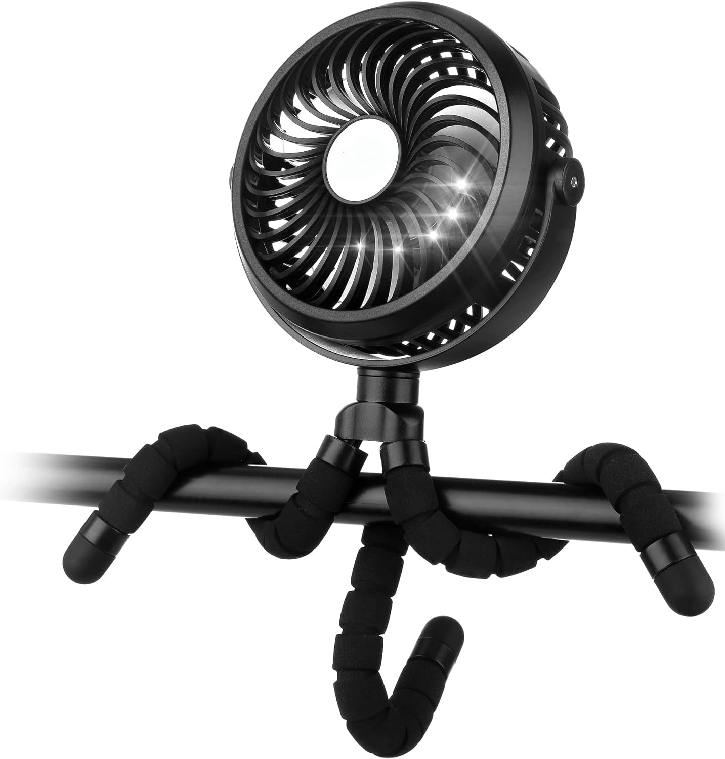 Draagbare Kinderwagenventilator met Flexibel Statief 0