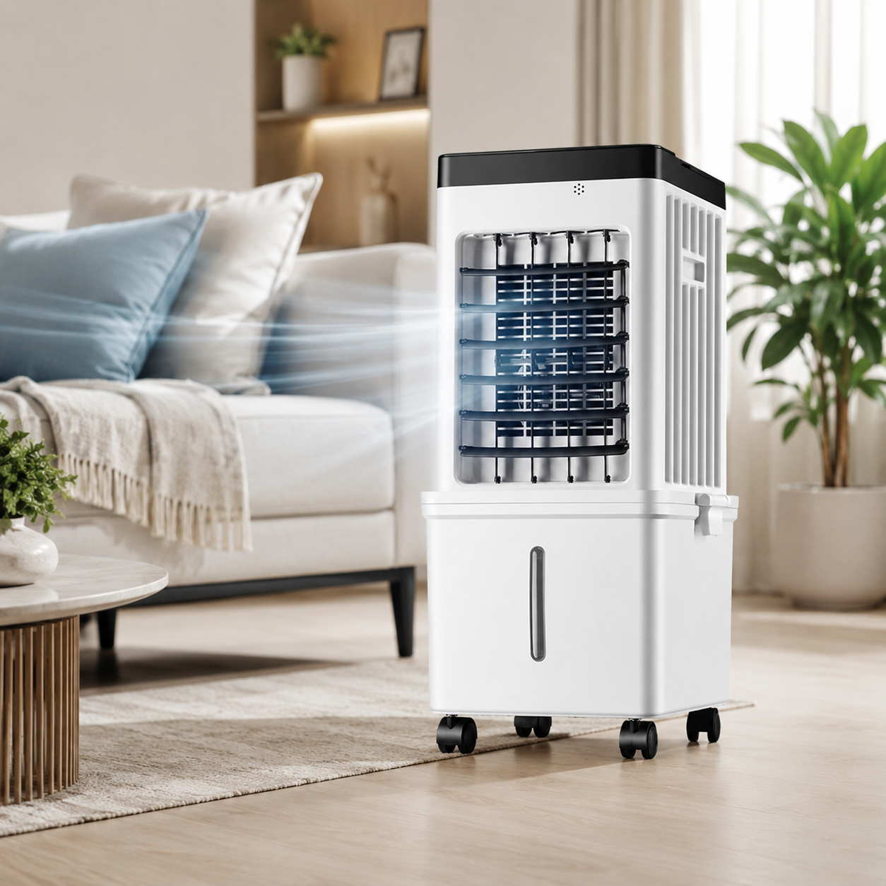 Draagbare Koelventilator met Verdamping en Timer voor Persoonlijk Gebruik 1