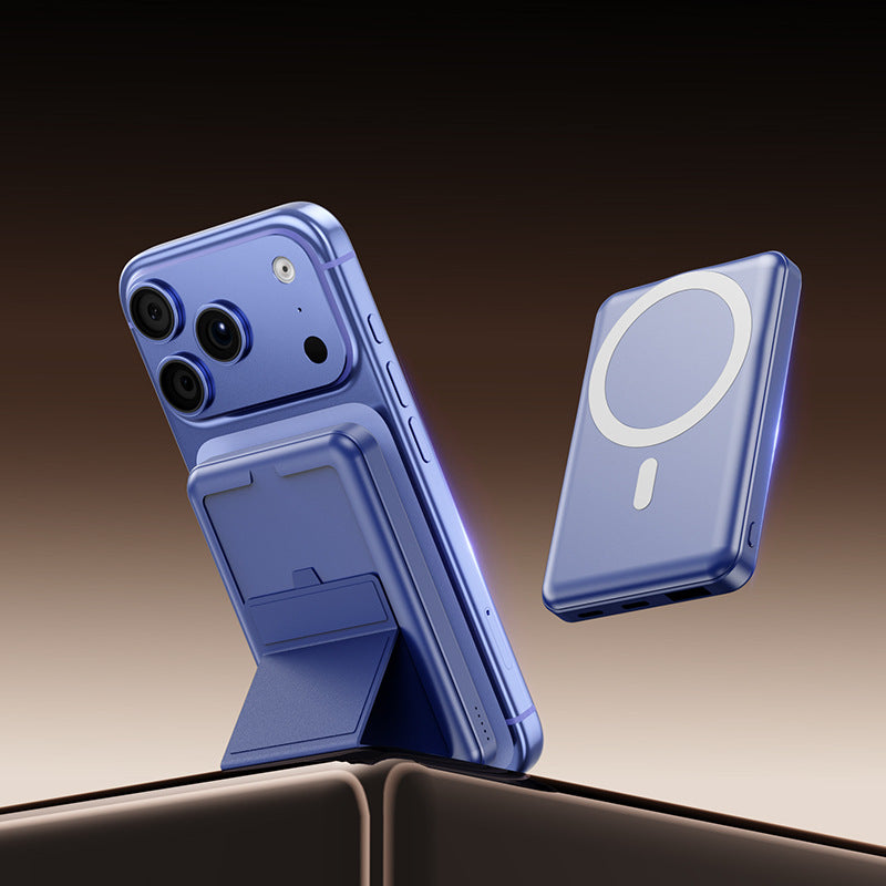 Draagbare MagSafe Powerbank met Snelle Oplaadfunctie en Standaard 3