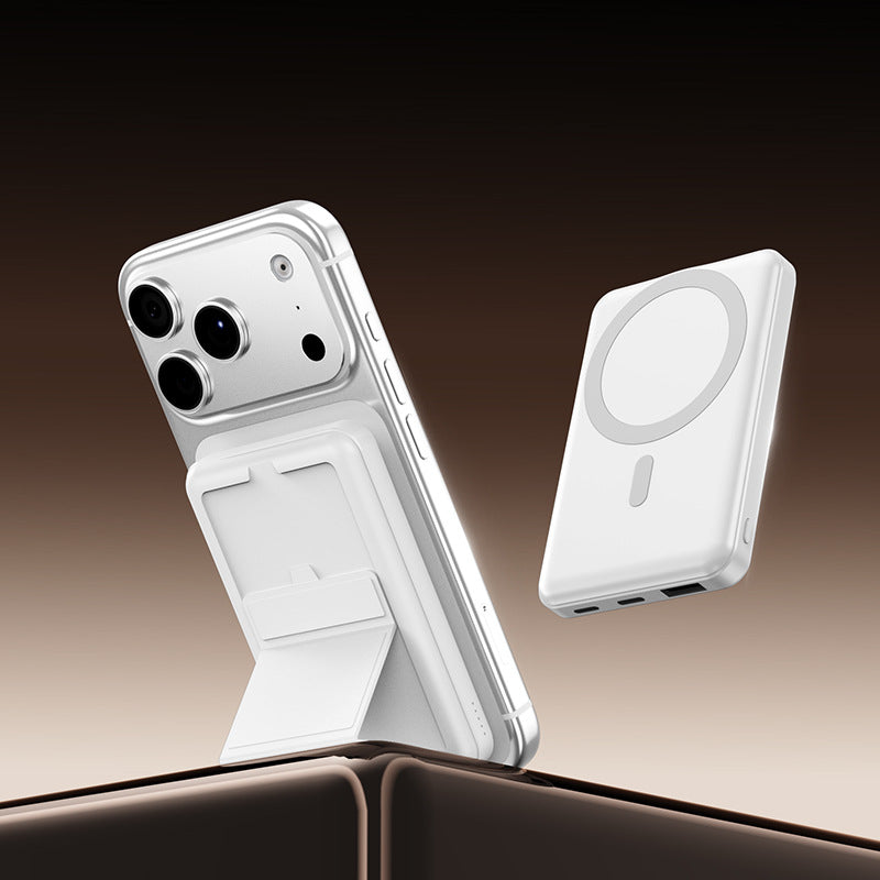 Draagbare MagSafe Powerbank met Snelle Oplaadfunctie en Standaard 4