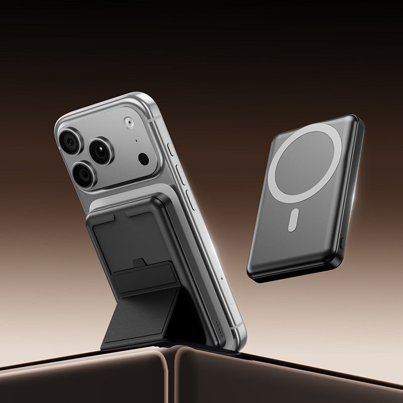 Draagbare MagSafe Powerbank met Snelle Oplaadfunctie en Standaard 5