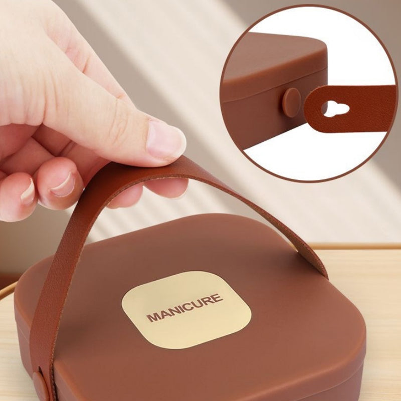 Draagbare Manicureset met Nagelknipper en Verzorgingsinstrumenten 6