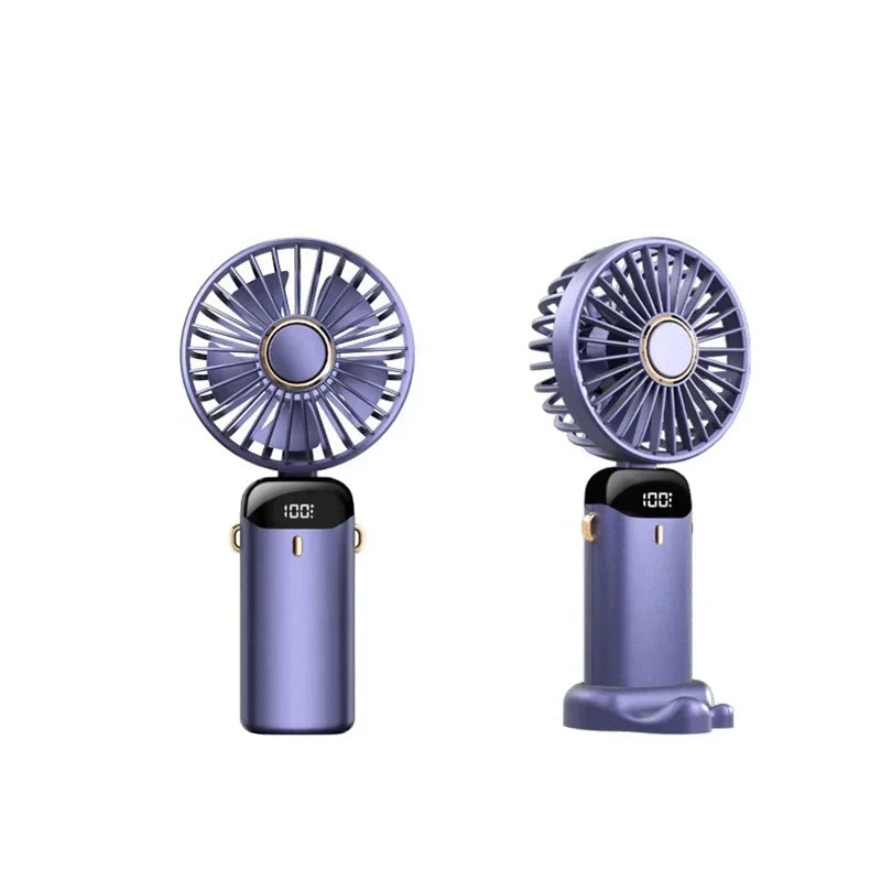 Draagbare Mini Ventilator Nekband Met 5 Snelheden USB Oplaadbaar 5