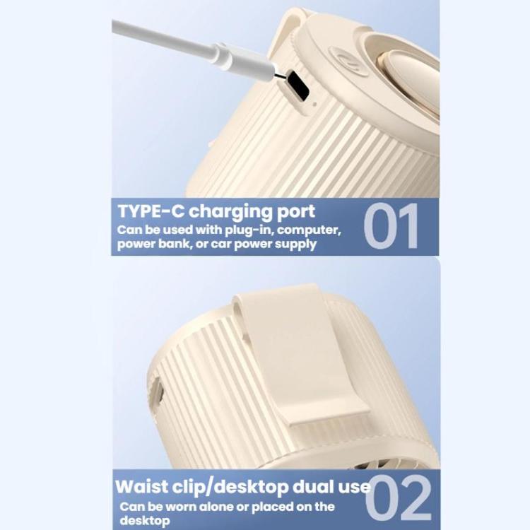 Draagbare Mini Ventilator met Clip voor Buitenactiviteiten 7