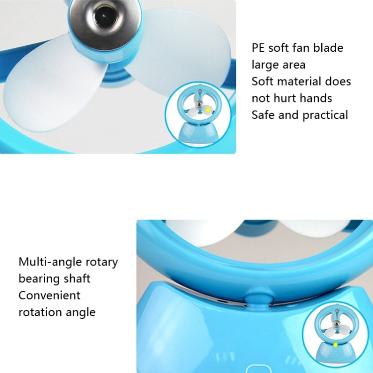 Draagbare Mini Ventilator voor Bureau met USB Oplaadfunctie 4