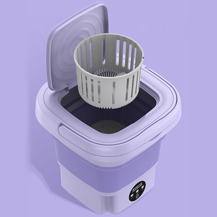 Draagbare Mini Wasmachine Opvouwbaar 7