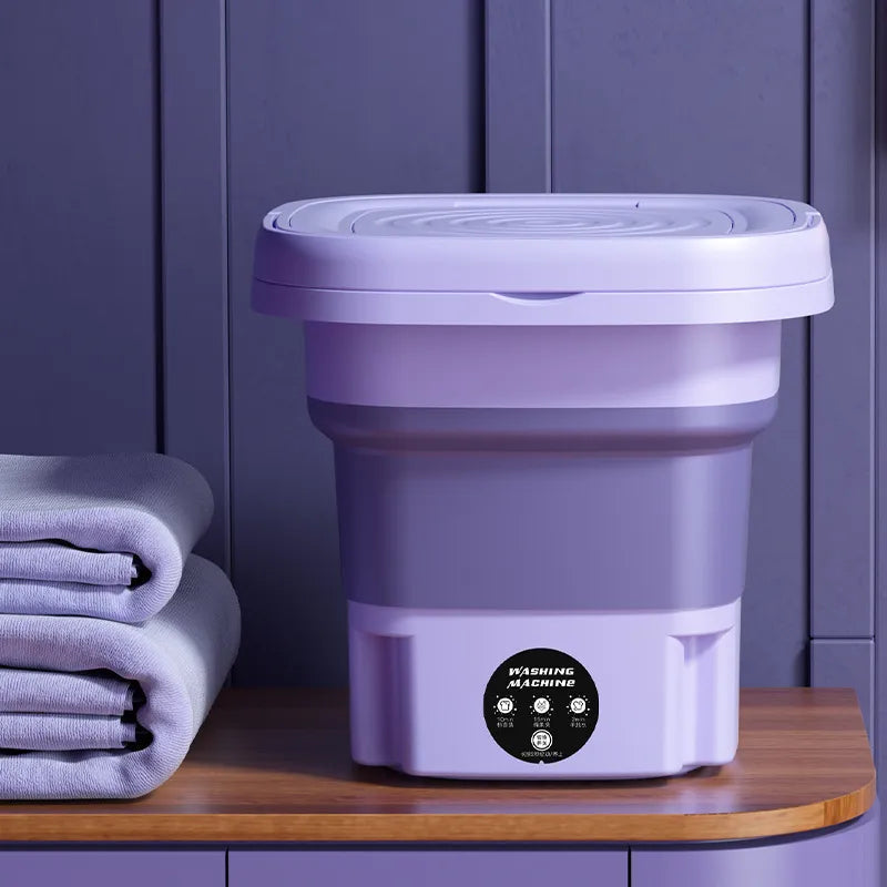 Draagbare Mini Wasmachine Opvouwbaar 8L 9
