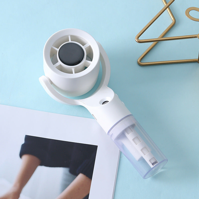 Draagbare Miniventilator met Sprayfunctie Compact Design 0