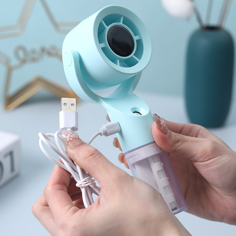 Draagbare Miniventilator met Sprayfunctie Compact Design 4