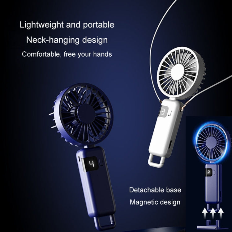 Draagbare Nekventilator met Digitale Display en Oplaadfunctie 7