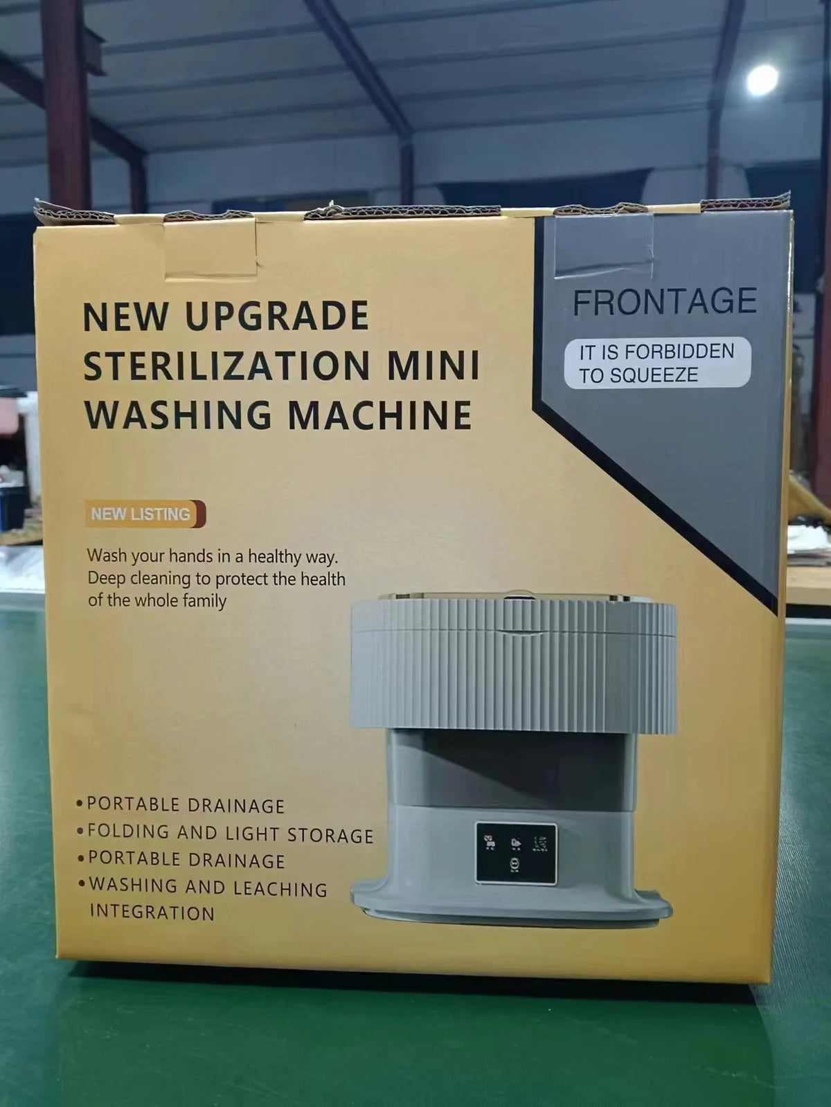 Draagbare Opvouwbare Wasmachine Compact Model ZM017 3